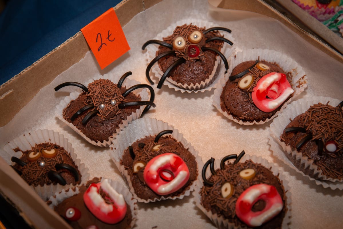Halloween-leivonnaisia.