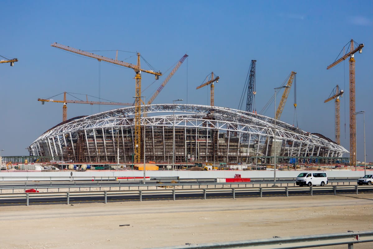 Qatarin MM-areena rakenteilla