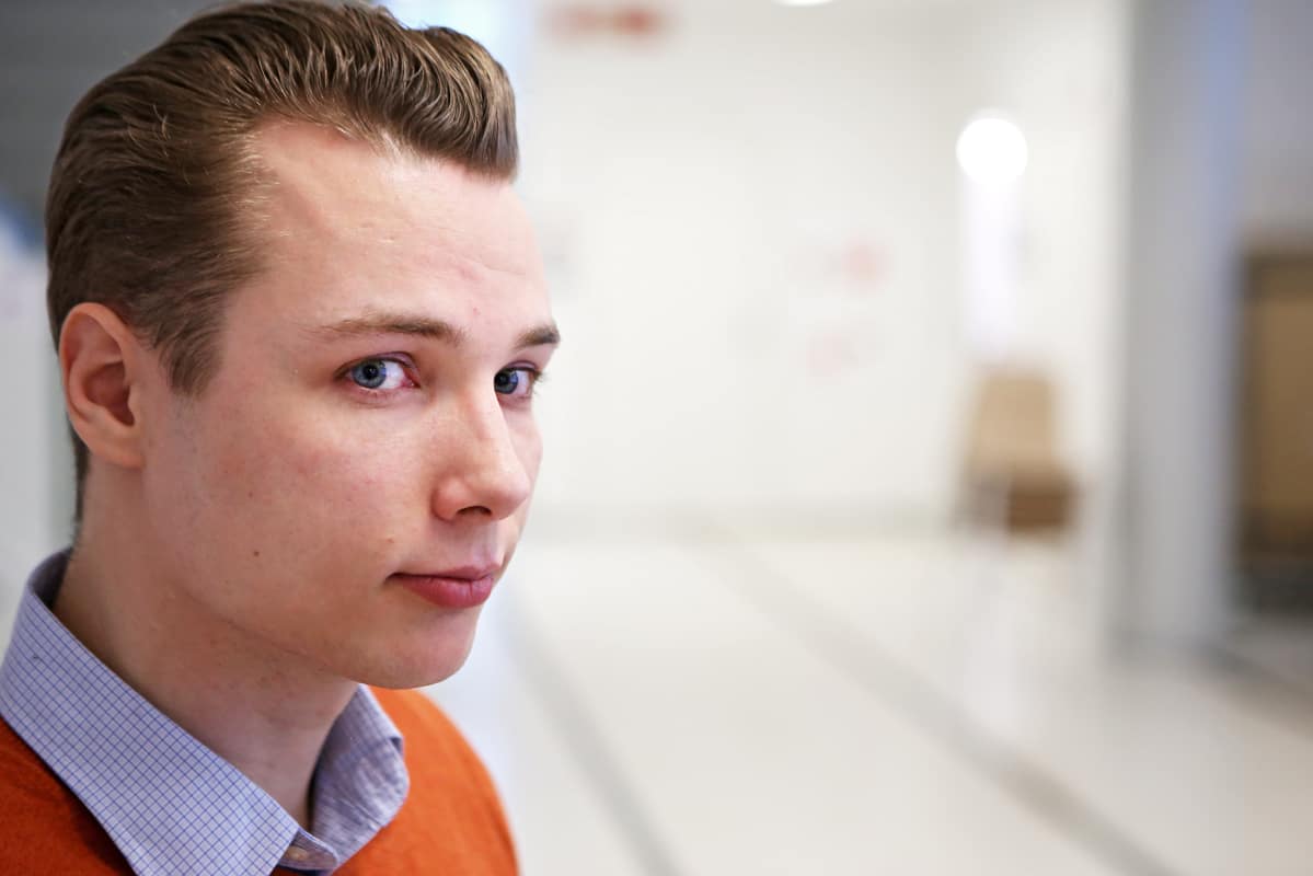Opiskelija Casper Väliaho