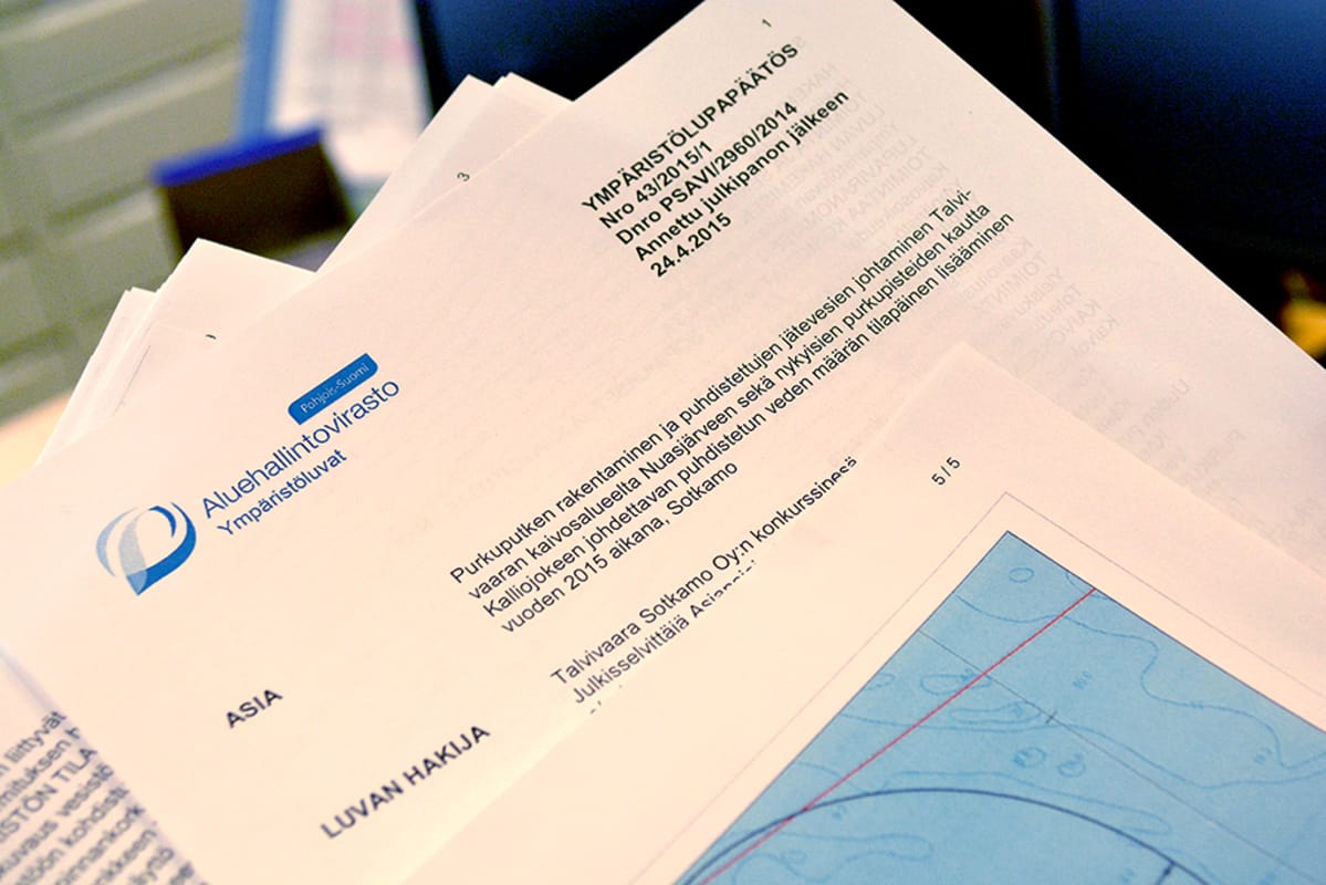 Talvivaaran purkuputken ympäristölupapäätös