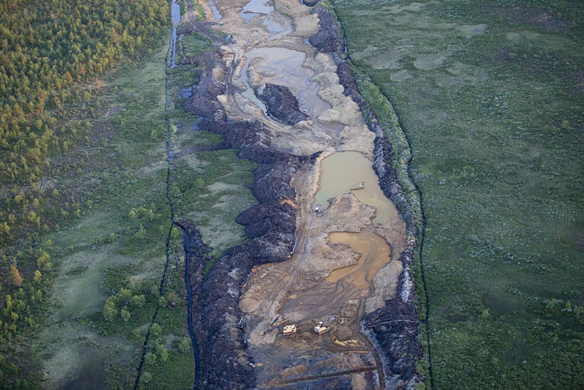 Kullankaivuu Lemmenjoella