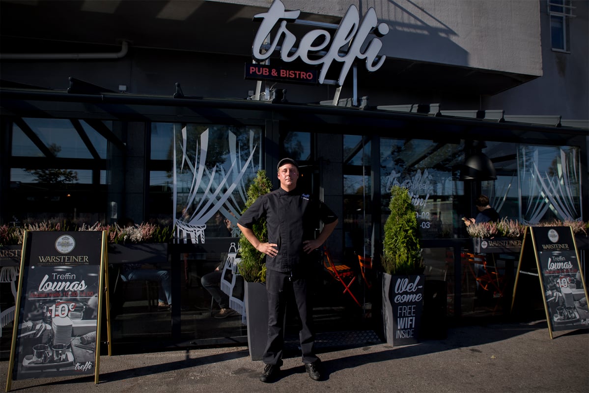 Topi Keskisarja, keittiöpäällikkö Treffi Pub & Bistro