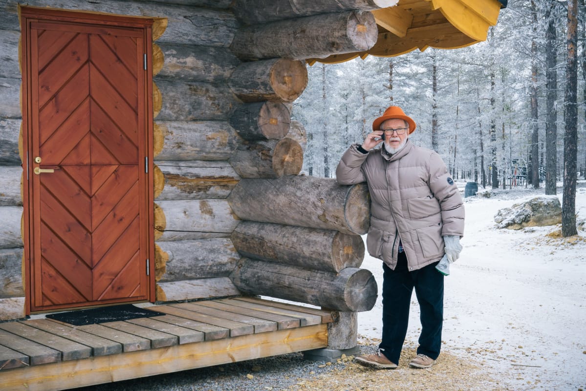 Juhani Eiramo, Kakslauttanen, kelomökki