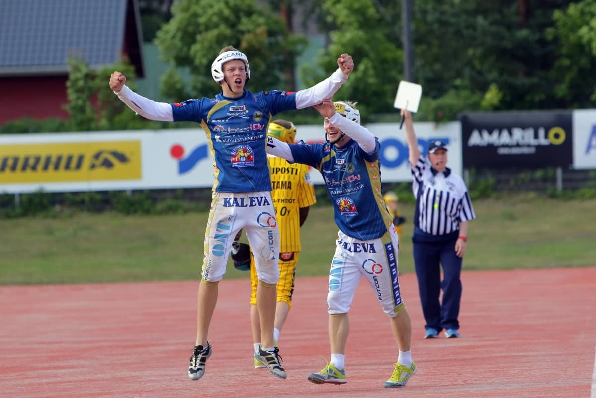 Ari Lankinen tuulettaa kaudella 2017