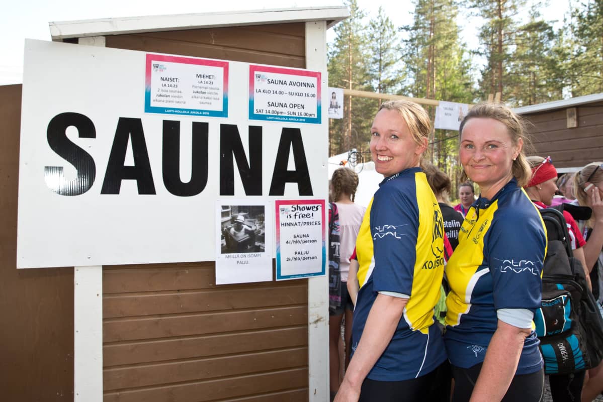 Hanna Kerttula ja Tuuli Hapio Jukolassa 2018