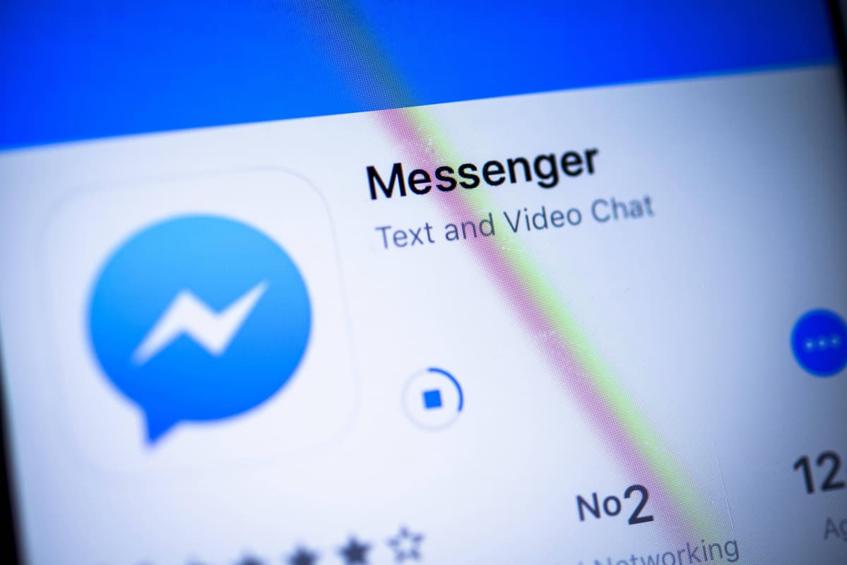 MEssenger-sovellus Applen App Storessa.