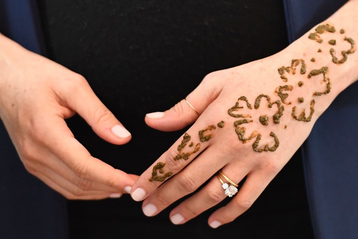 Meghanin henna tatuointi.