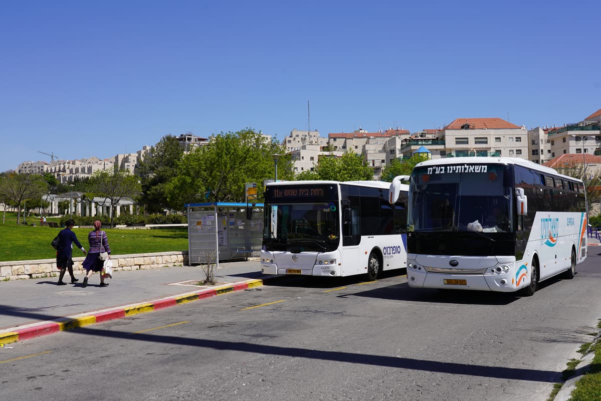 Beit Shemeshin kaupungissa bussit eivät kulje sapattina.