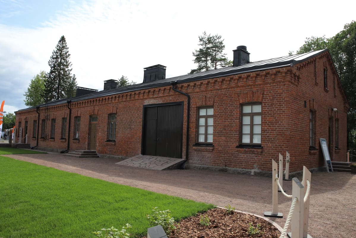Muusikon talo asuntomessuilla Kouvolassa.
