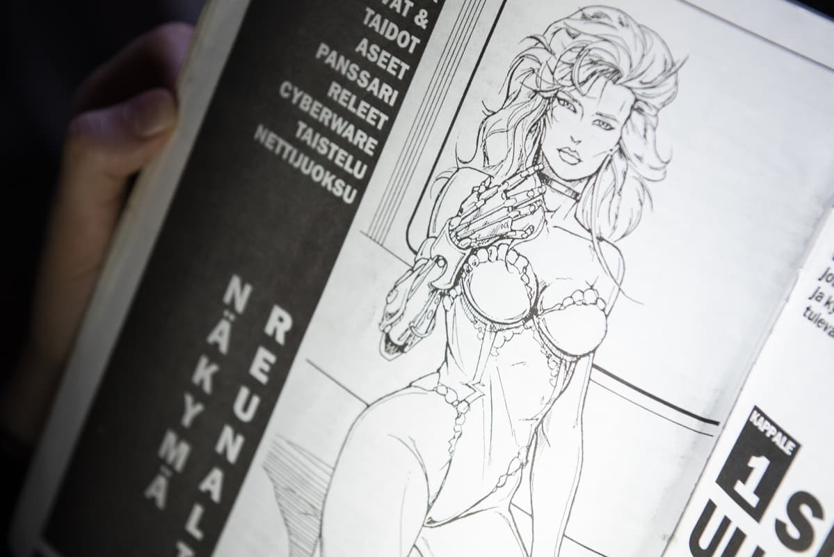 Kuva Cyberpunk 2020 -pelin ohjekirjasta.