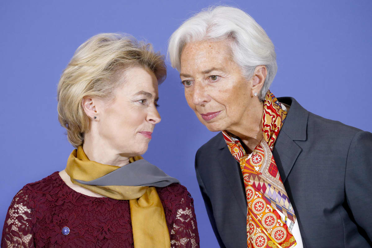Ursula von der Leyen ja Christine Lagarde