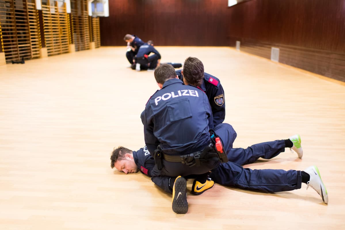 Kuva poliisin koulutuskeskuksesta Itävallan Viennasta 2019.