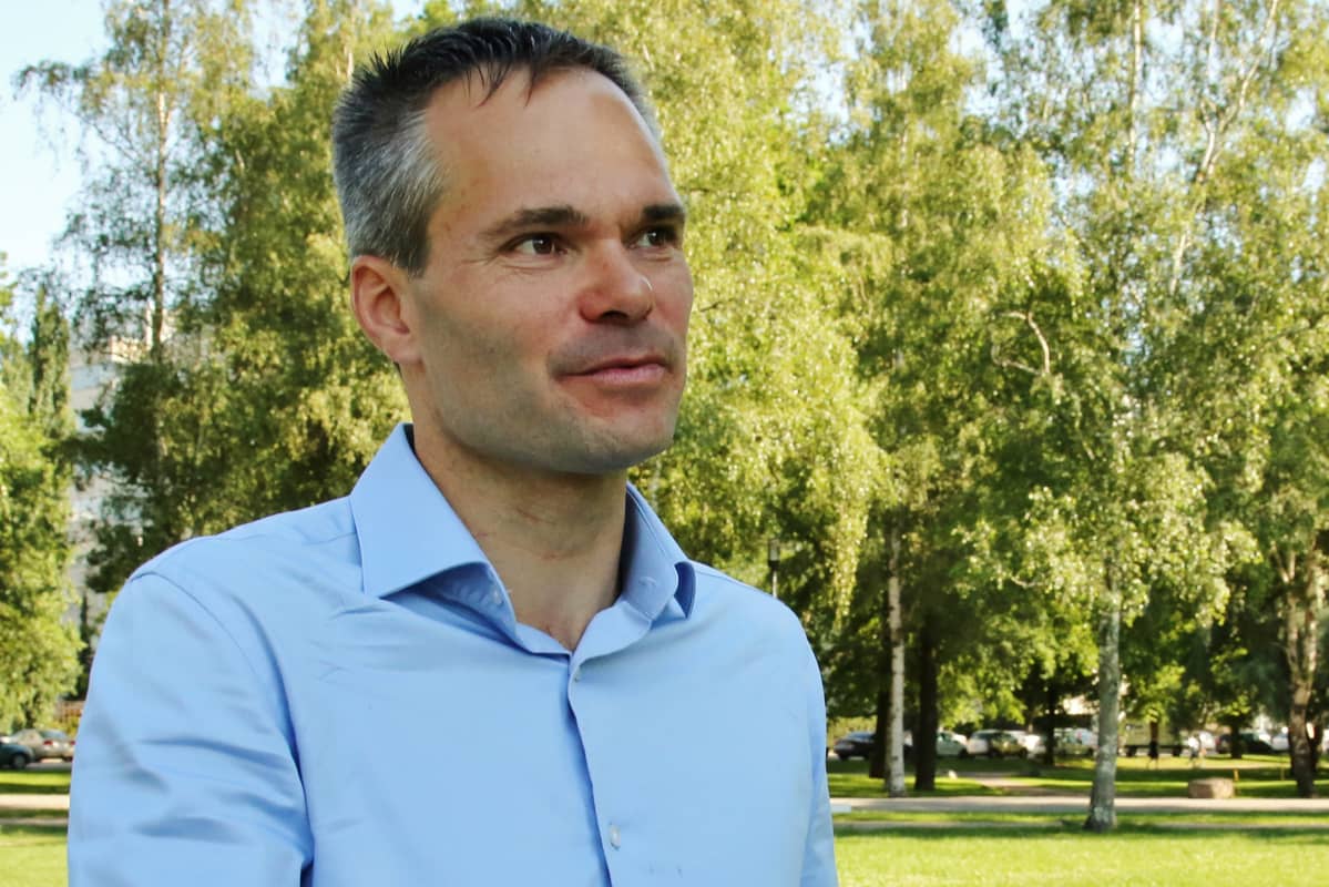 Kuvassa on Kai Mykkänen.