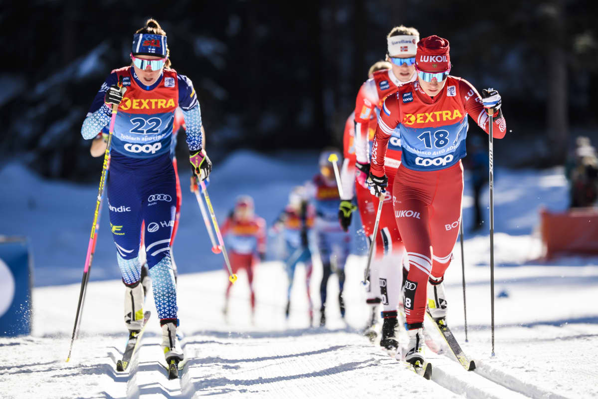 Kerttu Niskanen ja Jana Kirpitshenko
