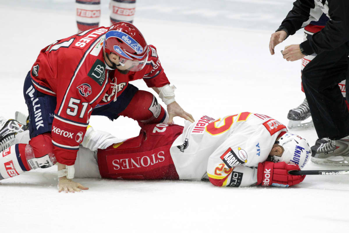 Trevor Gillies ja Jarkko Ruutu
