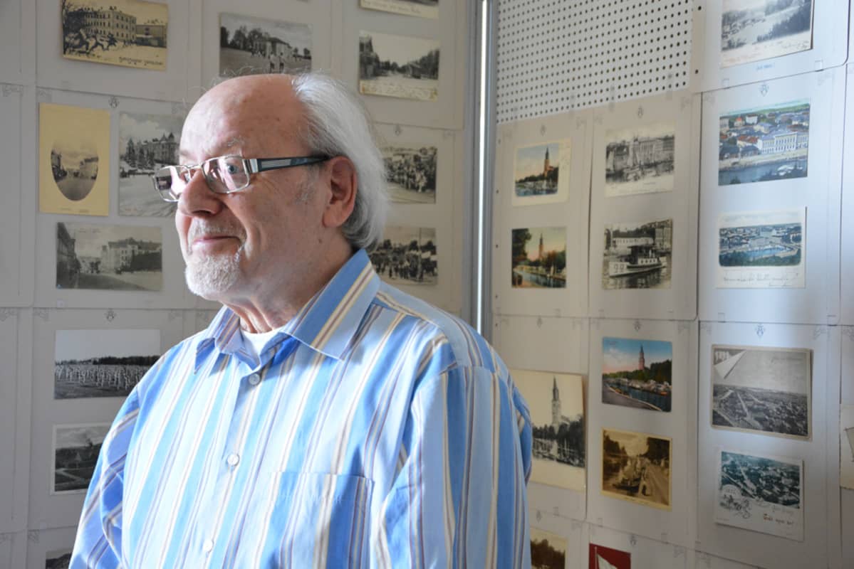 Postikorttien keräilijä Jarmo Lampi Turusta
