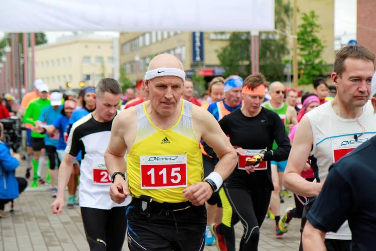 Rovaniemi Marathon juoksijoita