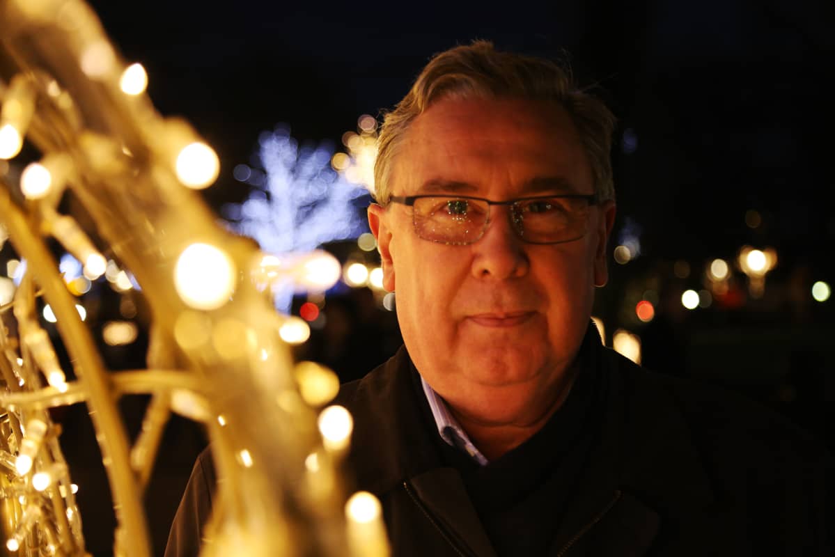 LED-valoja Helsinigssä.
