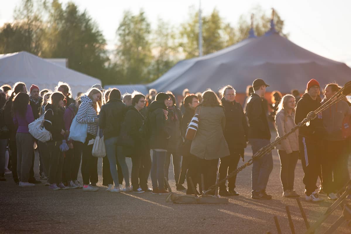 Jono Sodankylän elokuvajuhlilla kesällä 2015.