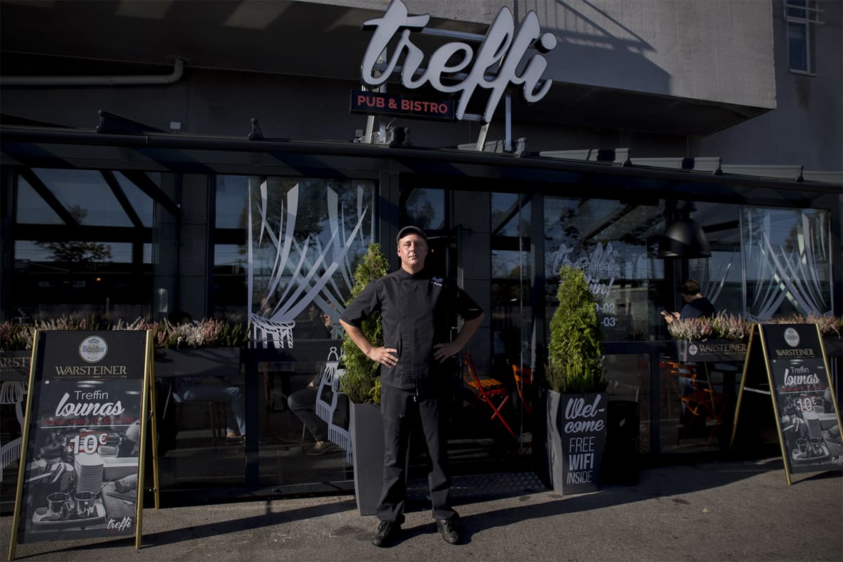 Topi Keskisarja, keittiöpäällikkö Treffi Pub & Bistro