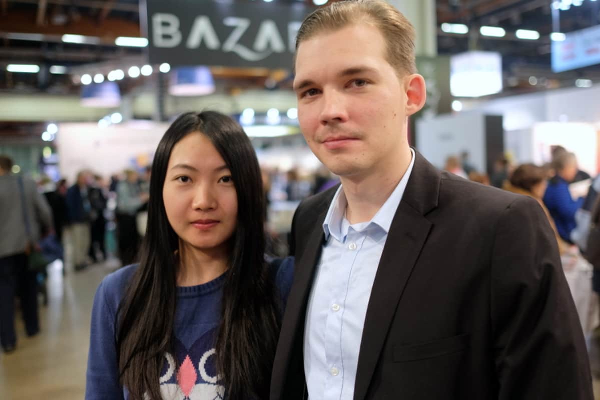 Esa ja Kiinan Chonqingistä kotisin oleva Dan Holappa menivät naimisiin joulukuussa.