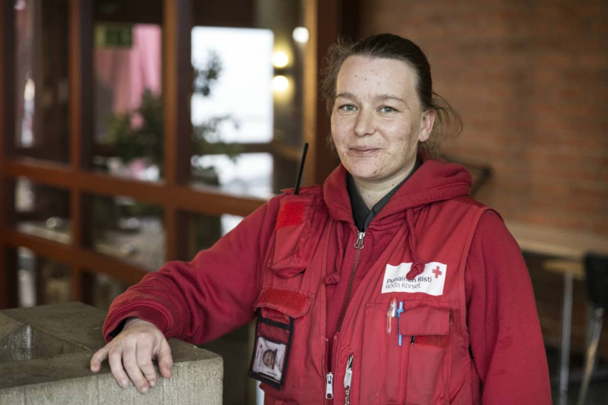 Evitskogin vastaanottokeskuksen ohjaaja Yvonne Sandström