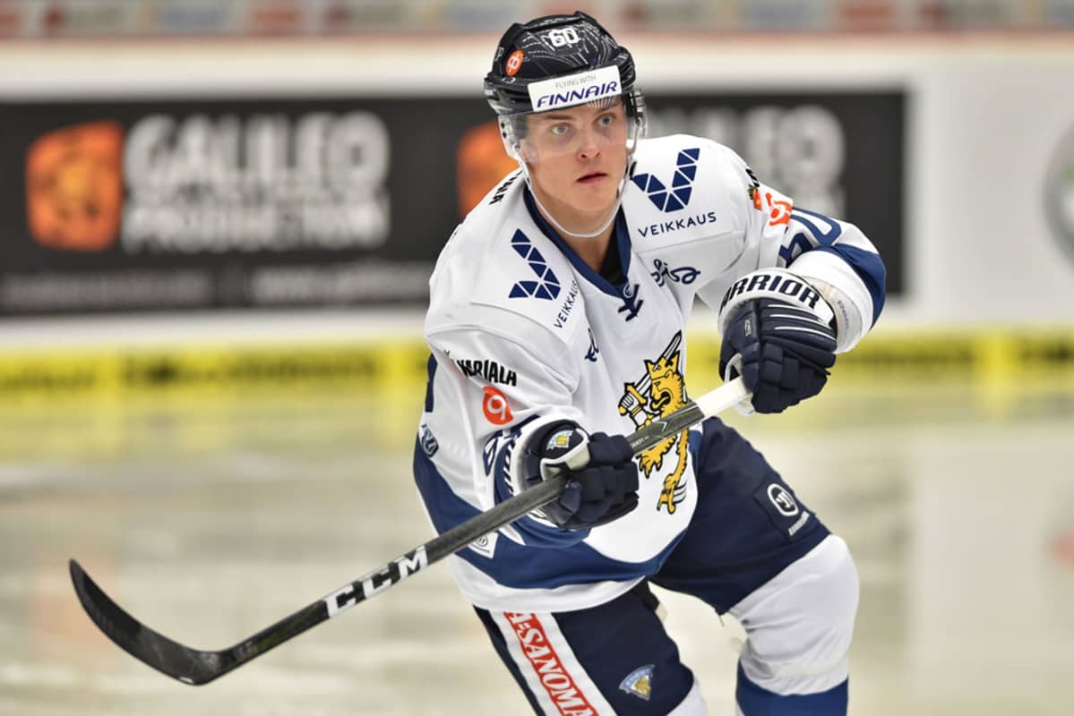 Julius Honka Leijonien paidassa.