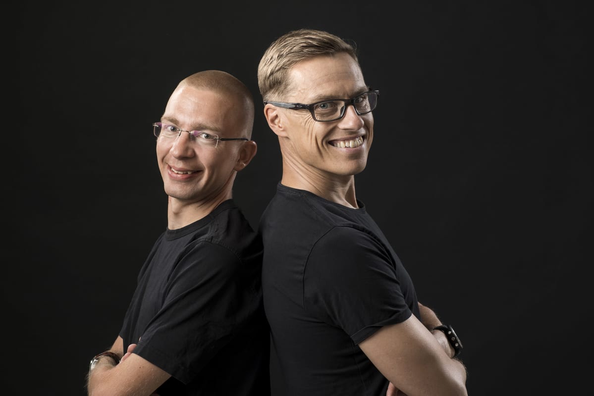 Karo Hämäläinen ja Alexander Stubb