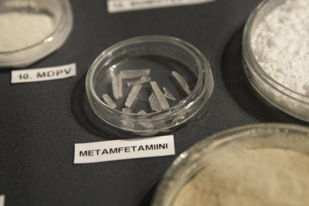 Metamfetamiininäyte Rikosmuseo KRP Vantaa