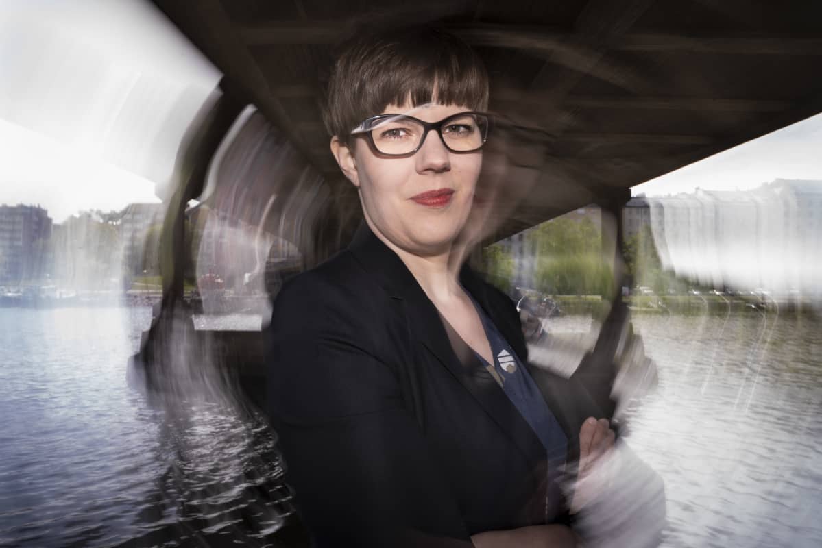 Maija Mattila Hakaniemessä.