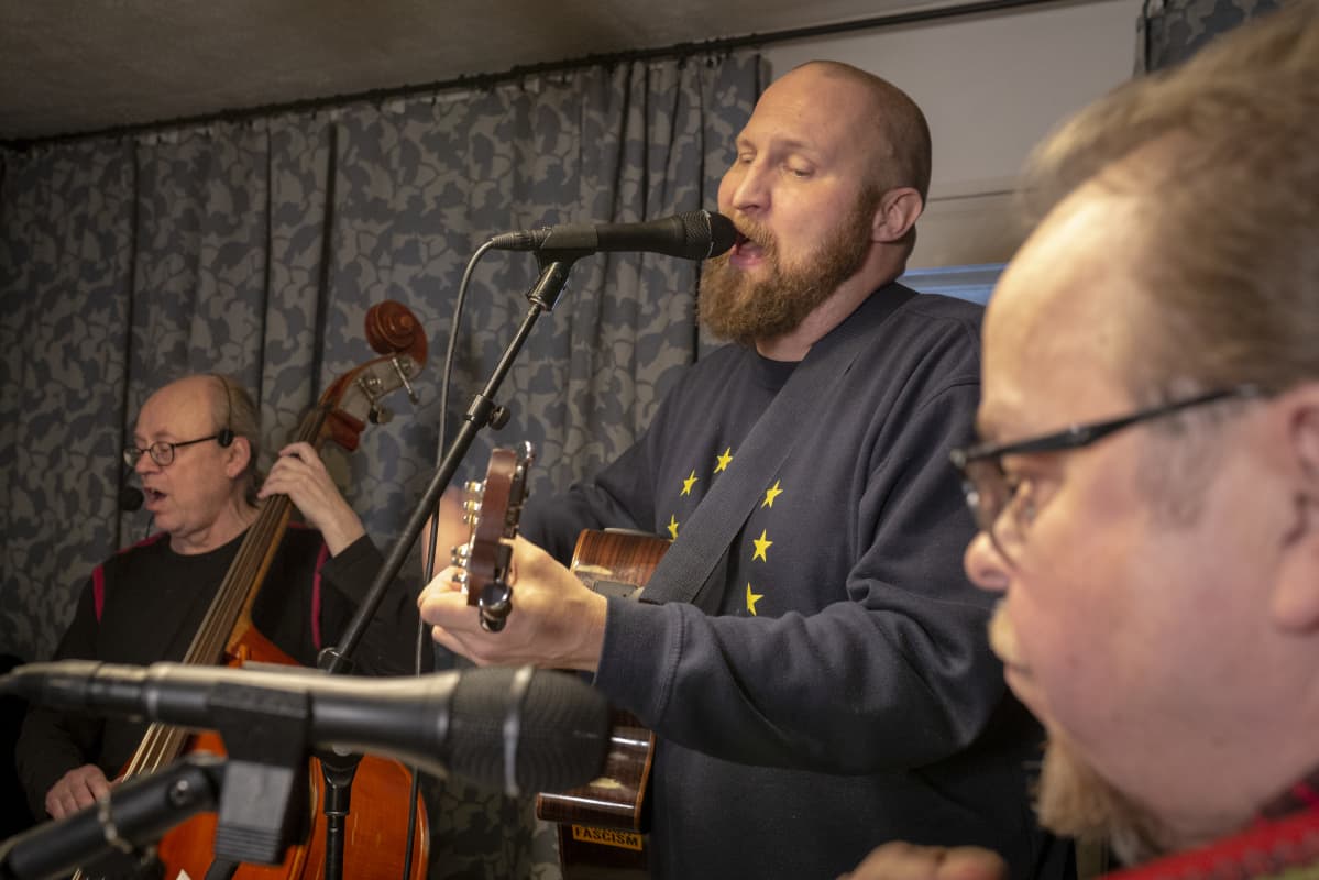 Laulavan unionin harjoitukset.
