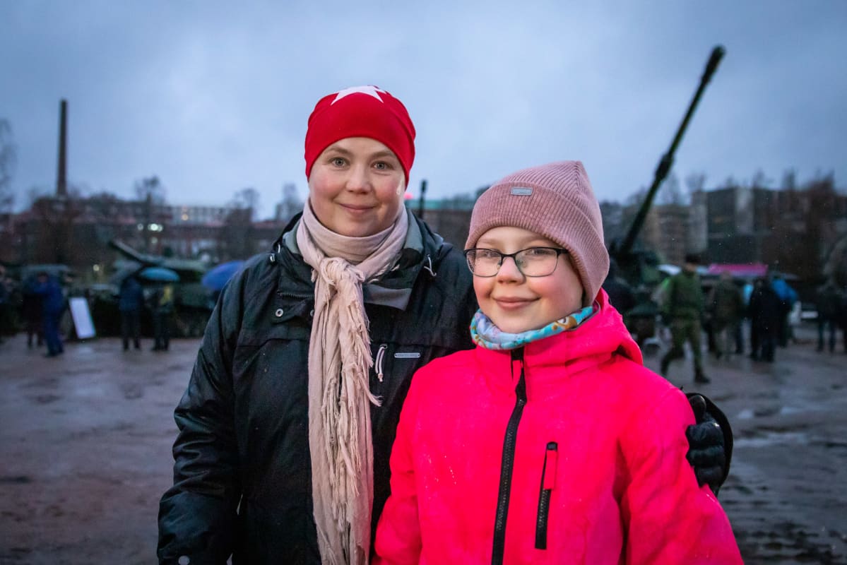 Itsenäisyyspäivän viettoa Tampereella.
