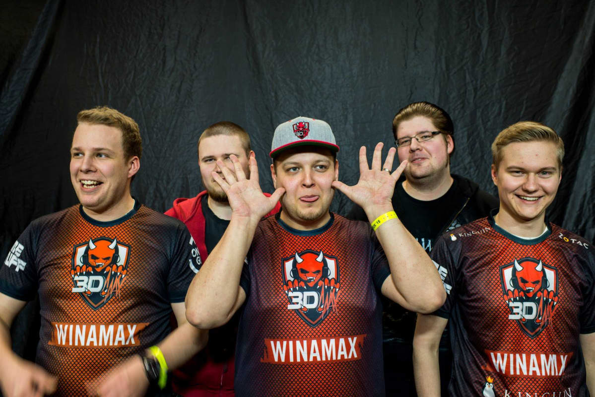 3DMAXin viisikko Lantrek 2015 -tapahtumassa.