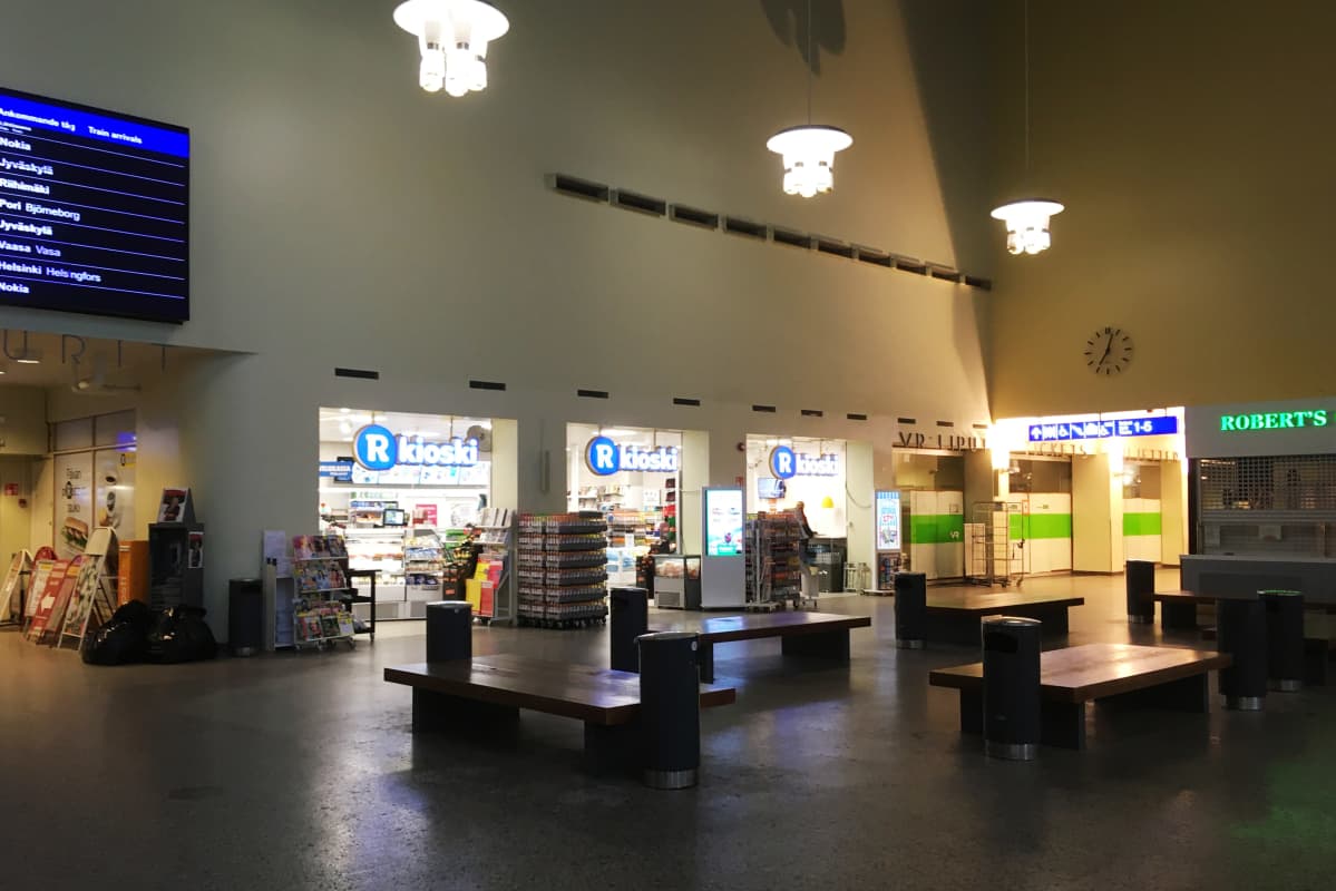 Tampereen rautatieasema.