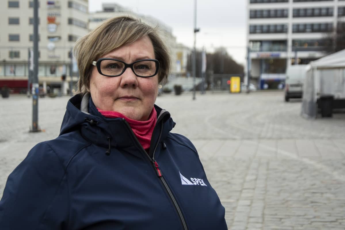 Sirpa Suomalainen Vaasan torilla