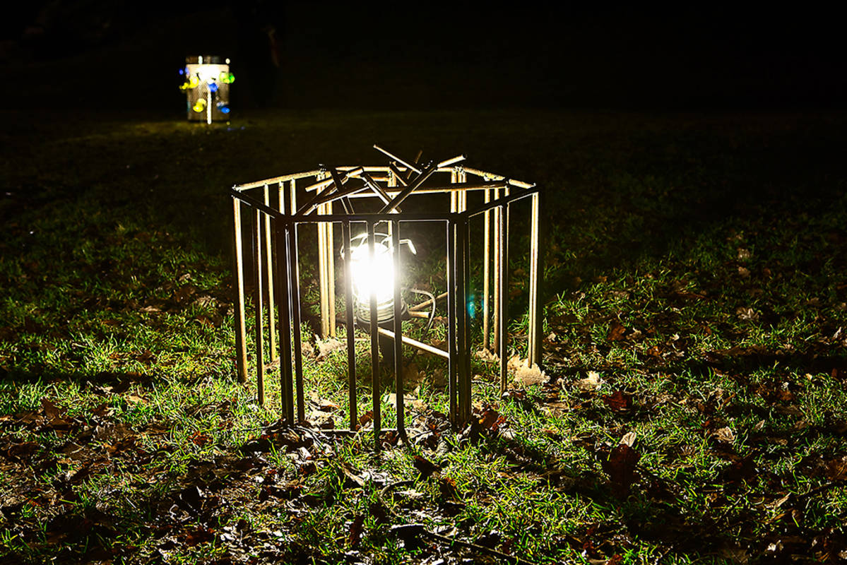 Lantern Park koostuu erilaisista lyhdyistä.