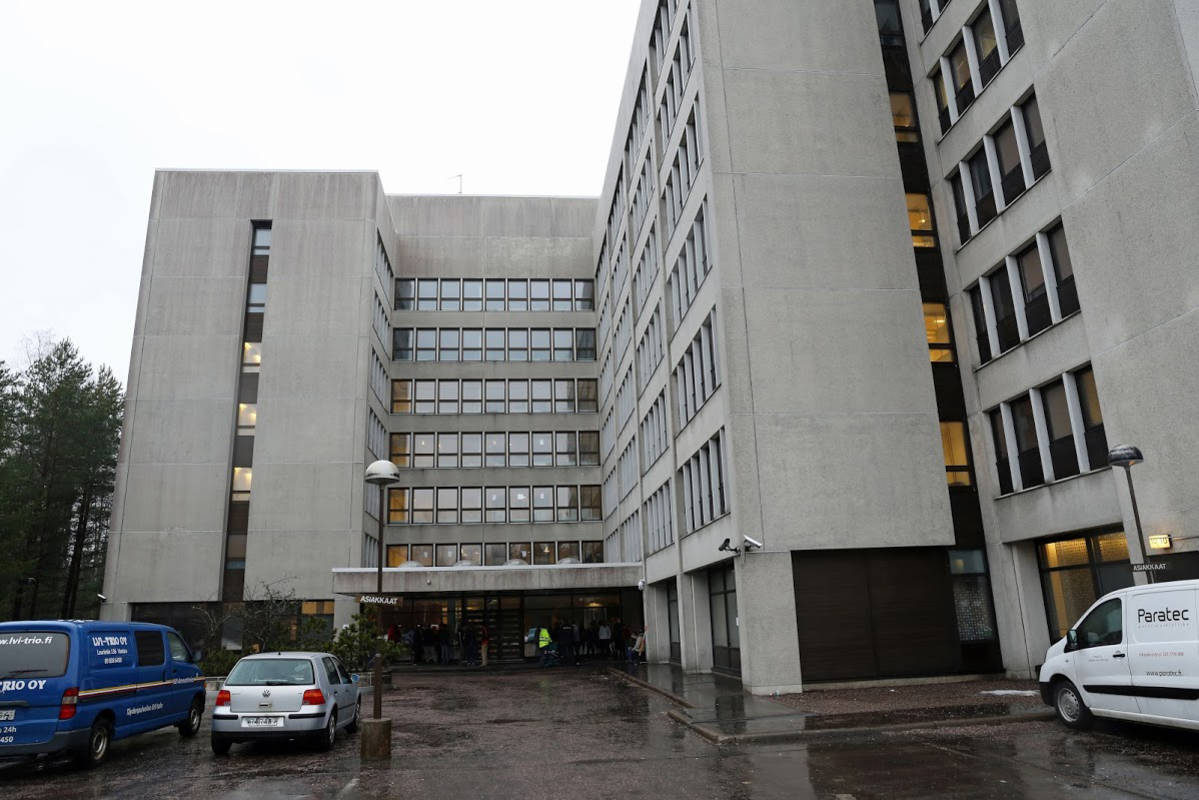 Turvapaikanhakijoiden vastaanottokeskus.