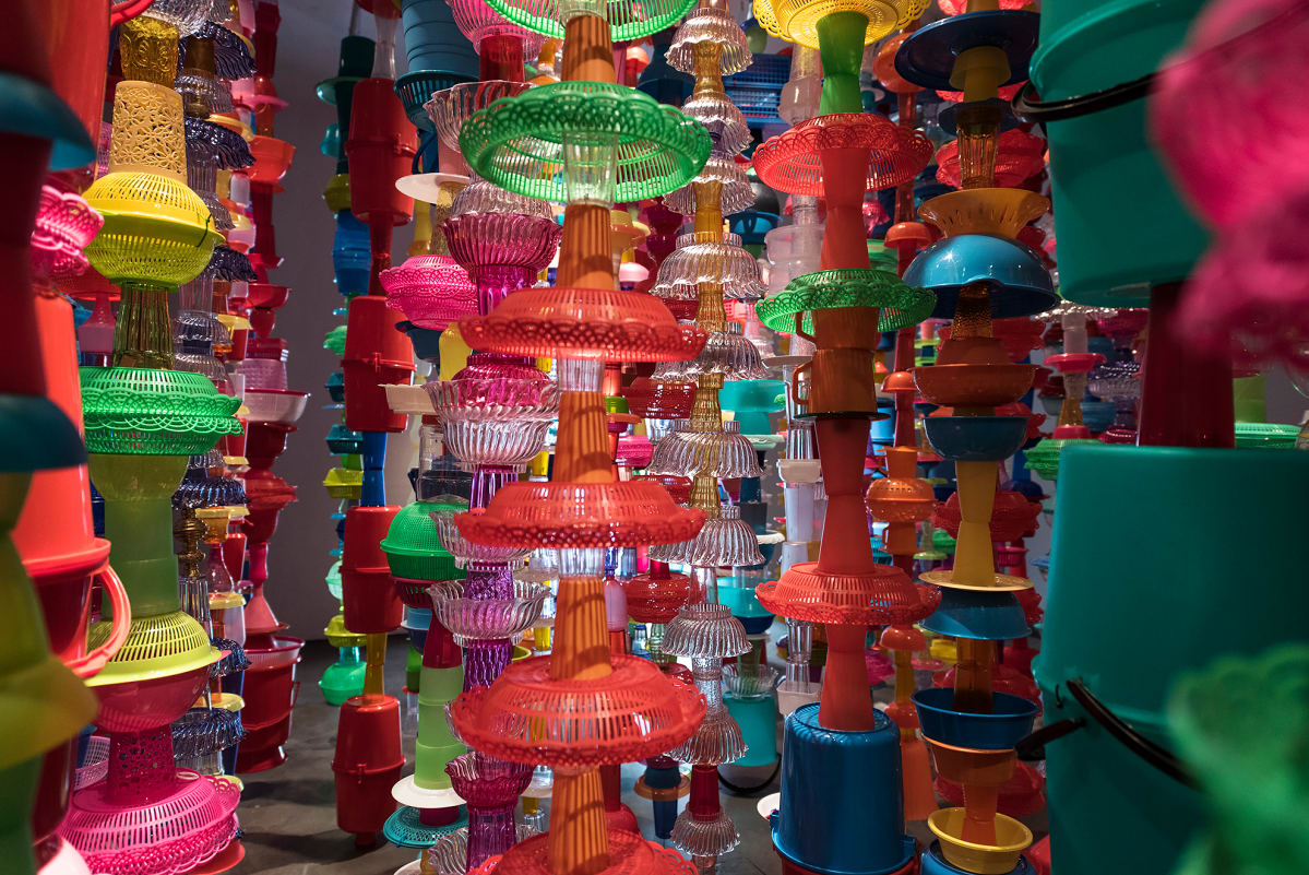 Taiteilija Choi Jeong Hwan teos.