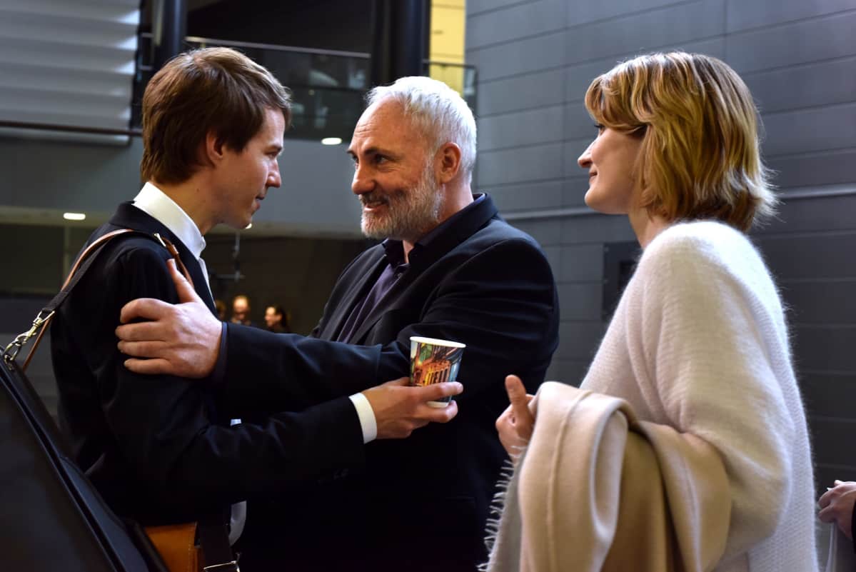 Olavi Uusivirta, Kim Bodnia, Matleena Kuusniemi, Viulisti-elokuva