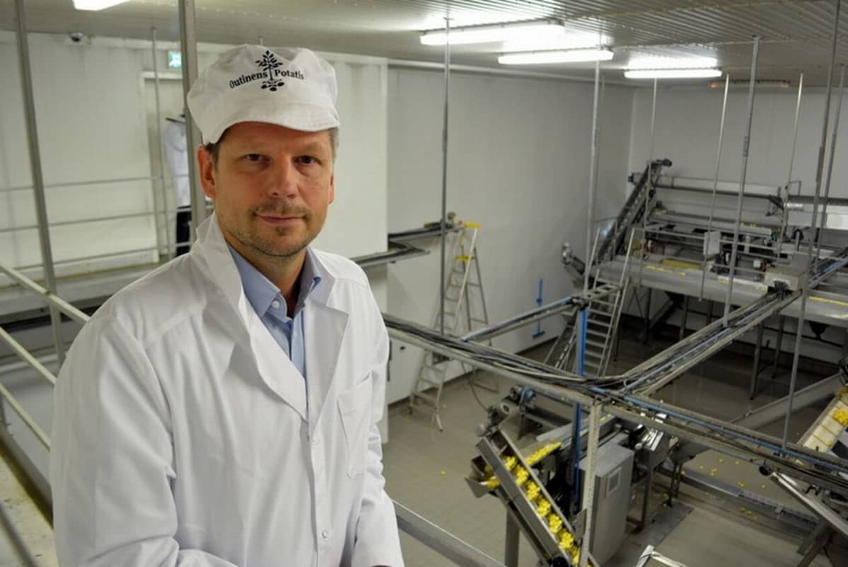Outinens Potatis toimitusjohtaja Karl-Johan Outinen.