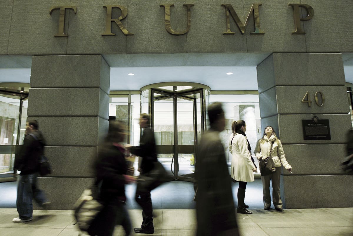 Trum-rakennus Wall Streetilla Manhattanilla.