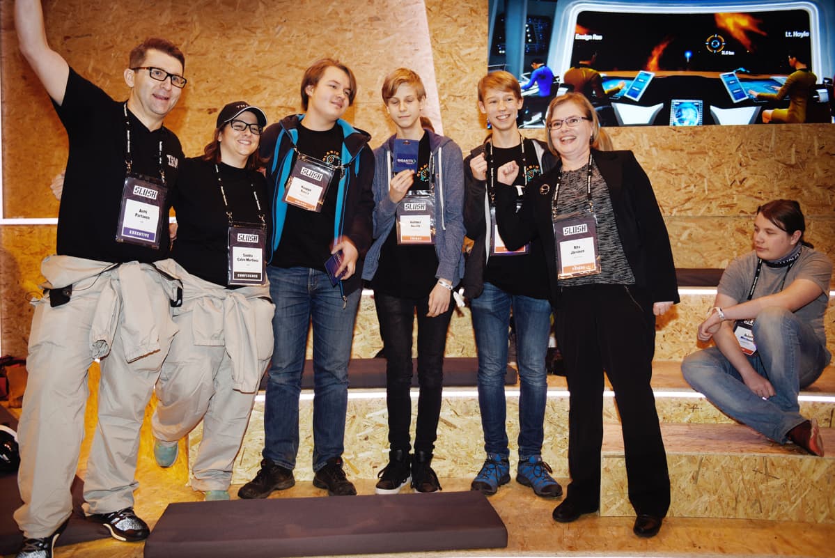 Antti Partanen, Sandra Calvo-Martinez, Kaappo Raivio, Valtteri Aurela, Into Almiala ja Rita Järvinen
