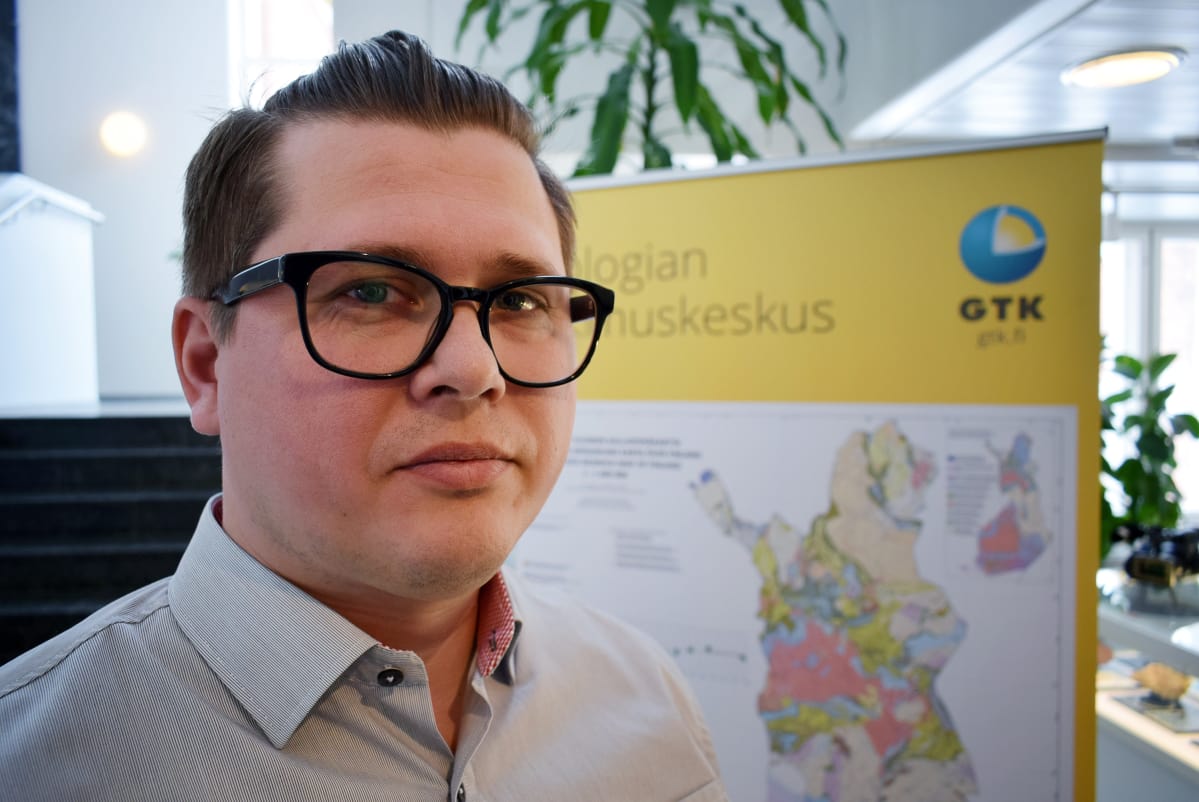 Tutkija Antti Pasanen, Geologian tutkimuskeskus.