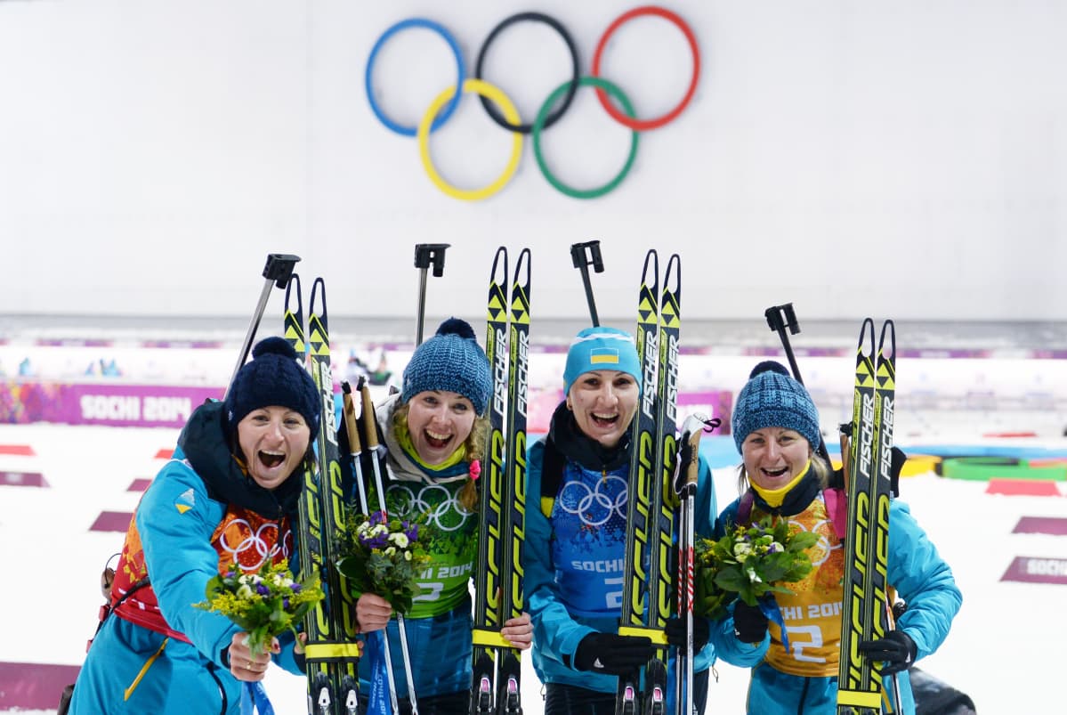 Ukraina juhli Vita ja Valja Semerenkon johdolla Sotshissa olympiakultaa.