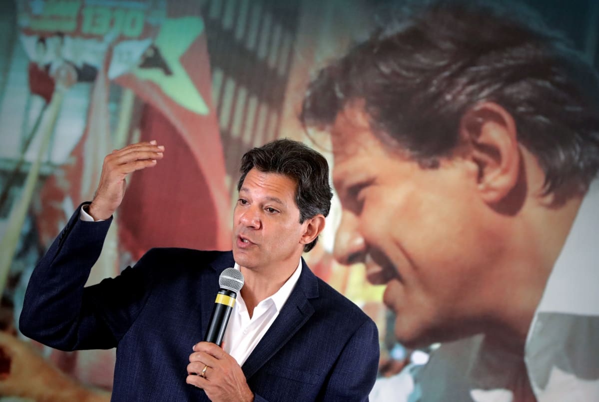 Työväenpuolueen presidenttiehdokas Fernando Haddad