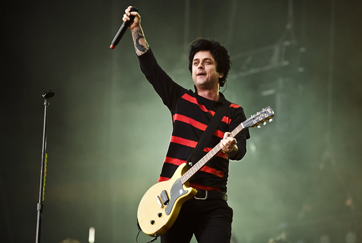 Green Day esiintyi Rock The Beach tapahtumassa Helsingin Hietaniemessä 26. kesäkuuta.