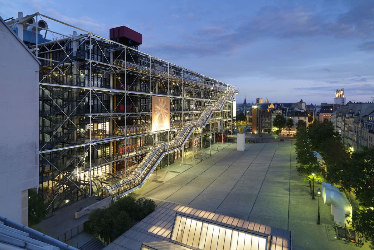 Pompidou -keskus Pariisissa.