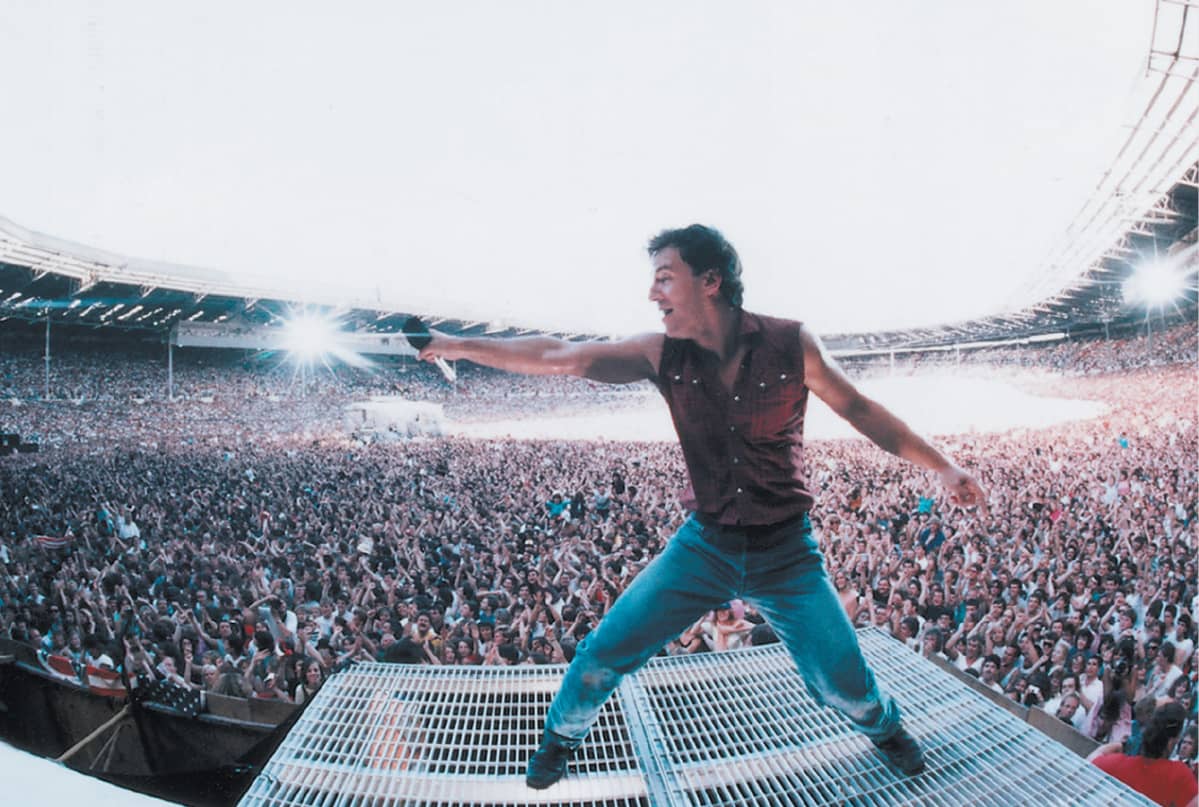 Bruce Springsteen suosionsa huipulla.