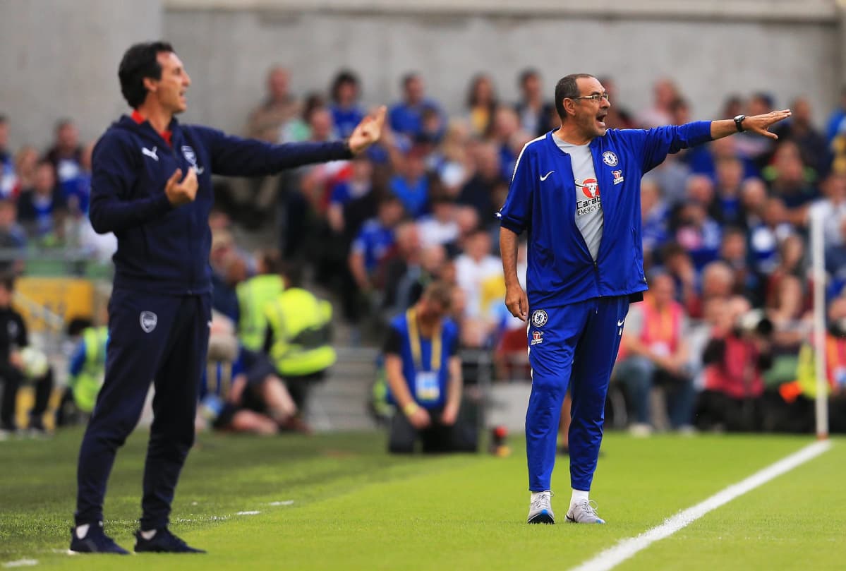 Unai Emery ja Maurizio Sarri johdattavat Arsenalin ja Chelsean uuteen aikaan.