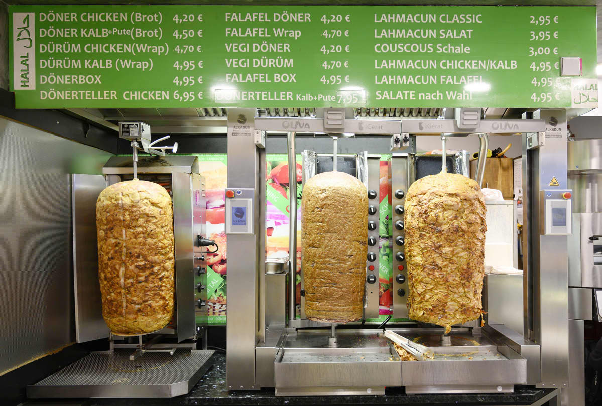Kebabkioski Saksan Münchenissä.